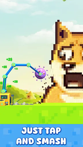 Gameplay screenshot 2 from Block Crusher: Bucket Teardown - Casual game