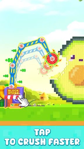 Gameplay screenshot 4 from Block Crusher: Bucket Teardown - Casual game